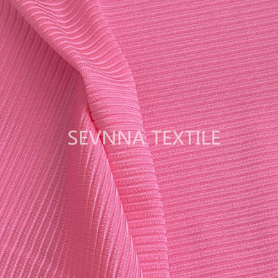 Rosa de Sustainbale Rib Recycled Polyester Swimwear Fabric 210gsm