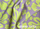Diseño floral polivinílico reciclado hecho punto deformación de la impresión de pantalla de Elastane de la tela del traje de baño