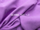 El poliéster del Activewear y la tela ágiles 280GSM de Spandex cargan color púrpura