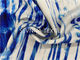 ULTRAVIOLETA reciclada tela azul fresca impresa Digitaces de encargo del punto del Activewear protegen