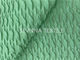 El hilado polivinílico de la textura del verde menta recicló la tela Repreve Spandex del traje de baño