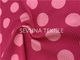 La fibra de Repreve de la textura de la burbuja recicló la tela Rosy Dot del traje de baño