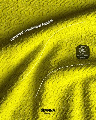 Ve verde con tejido de poliéster reciclado Eco-amigable 115cm de ancho de punto circular