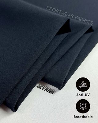 Tejido de sujetador deportivo personalizable con 150 cm de ancho y mezcla de nailon reciclado y spandex para ropa deportiva