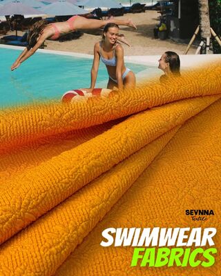 300gsm Weight High Chlorine Resistance Textured Swim Fabric with High Shape Retention for Swimwear Textile