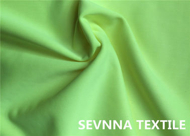Tela de nylon del traje de baño de Elastane Lycra de la poliamida, tela de nylon verde de Spandex para el traje de baño