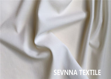 Tela blanca resistente de Lycra del aceite, tela de Lycra Spandex del poliéster del estiramiento de 2 maneras
