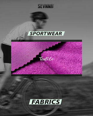 Tejido de punto duradero y transpirable diseñado para proporcionar comodidad, flexibilidad y control de la humedad en la ropa deportiva