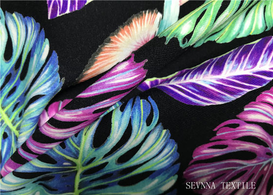 Colores sólidos del Activewear de la tela polivinílica micro del punto con buenos estiramiento y recuperación
