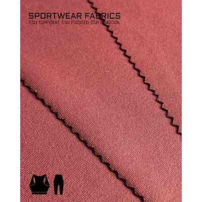Tela de legging SP7054 de 320 GSM UPF 50+ SUPPLEX con tacto de algodón y spandex