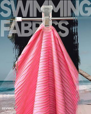 260gsm Recycled Swimwear Fabric Slim Fit Sustainable Textile Perfect for Eco Friendly Swimwear Production and Enhanced Fit