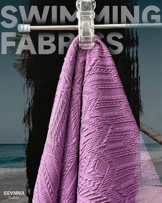 Stripe Construction Upcycled Nylon Material 120cm Width Durable Recycled Textile for Sustainable Fashion and Industrial