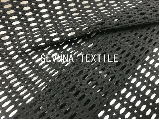 El material de Spandex del poliéster de la ropa de deportes que la ropa plástica reciclada de la moda de la malla de la red del deporte de los hilados de la botella cubre sube
