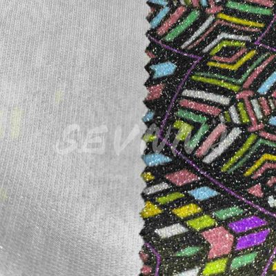 Densidad Jacquard tejido de punto doble de punto Verano / Otoño usar fibra de poliéster reciclado