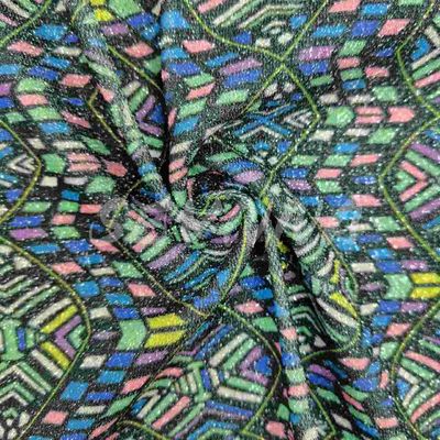 Tejido suave y cómodo de doble punto con polietileno y metal reciclado para el uso de verano / otoño