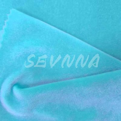 Sentimiento suave Tejido reciclado de poliéster espandéx 160cm Largo personalizado Color Rápido 3-4 grado