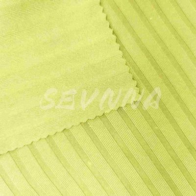 Tejido de nylon reciclado de secado rápido de 140 cm con construcción de rayas