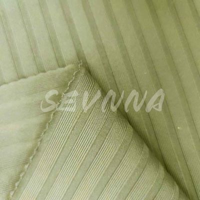 Construcción de tiras personalizables de tela de nylon 100% reciclada para ropa sostenible