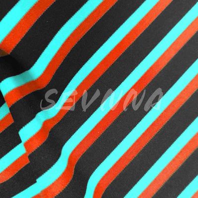 Resistente a los olores 155cm Estirable Yoga Wear Tejido personalizado Impreso con estiramiento de 4 vías