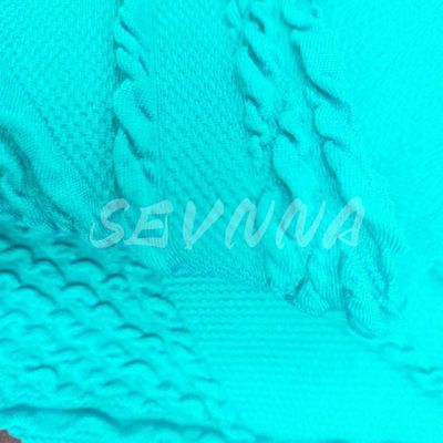 420GSM Tejido de punto de poliéster reciclado espandéx de ropa activa personalizado