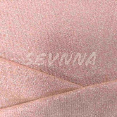 Tejido de espandéx de nylon estirante de mezcla metálica para prendas activas