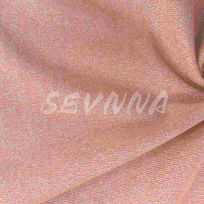 Tejido de espandéx de nylon estirante de mezcla metálica para prendas activas