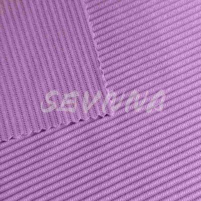 Material de tela de poliéster espandéx para ropa cómoda y duradera
