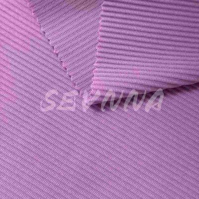 Material de tela de poliéster espandéx para ropa cómoda y duradera