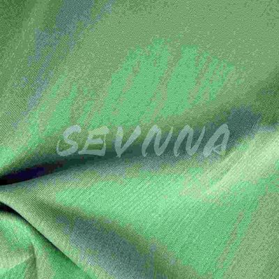 Tejido de poliéster reciclado de varios colores para ropa ecológica
