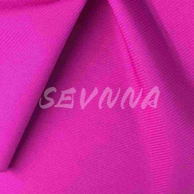 Vestido de verano de 150 cm Jacquard doble de cuerda tejido de punto 88% poliéster Spandex