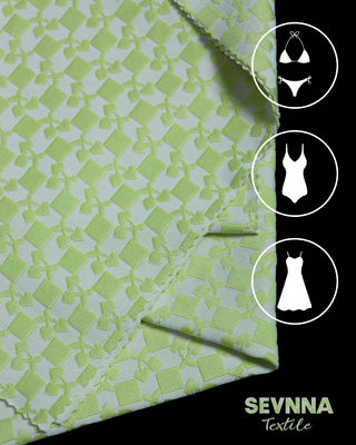 Tejido de poliéster reciclado 340 g/m² 92% poliéster reciclado + 8% spandex reciclado RN-2441
