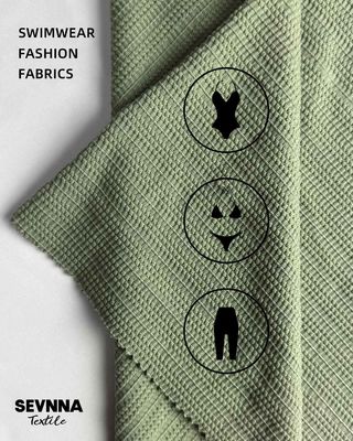 Tejido de traje de baño ecológico Sostenibilidad Resistente al cloro