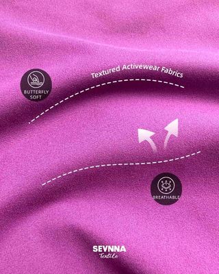 142 cm de ancho Tejido de doble punto para ropa duradera