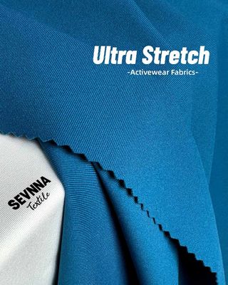 SPF50 Tejido de Lycra reciclado 68%Nilit Softex Nylon FD 32%Tejido de Lycra para ropa deportiva ecológica