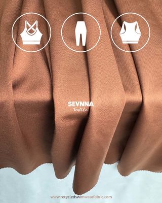 Tejido de yoga de tejido de tricotado de urdimbre ultra estirante y transpirable para diseños personalizados