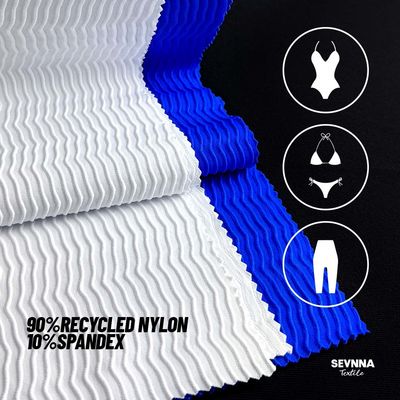Tejido de nylon reciclado material respetuoso con el medio ambiente y duradero