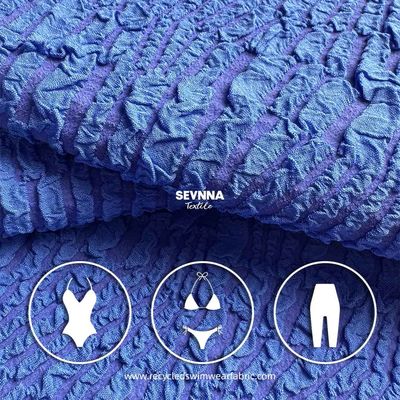 215gm Tejido de traje de baño reciclado Sostenible y cómodo para el traje de baño de adultos