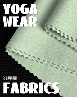 Elevar su juego de entrenamiento yoga usar tela de tejido circular de tejido para un estilo de vida activo