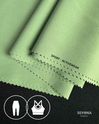 Tejido de spandex de nylon para prendas activas en primavera