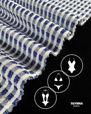 Tejido de traje de baño reciclado de ajuste regular de 245 gramos ecológico para traje de baño sostenible