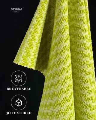 Tejido de traje de baño reciclado de ajuste regular, transpirable y sostenible para la fabricación de traje de baño