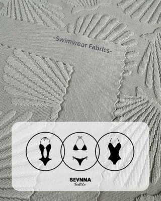 Tejidos de trajes de baño de reciclaje a rayas Instrucciones de cuidado sostenible para trajes de baño ecológicos