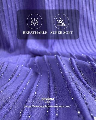 Tejido de traje de baño ecológico de 130 cm de ancho y 220 gm de ancho