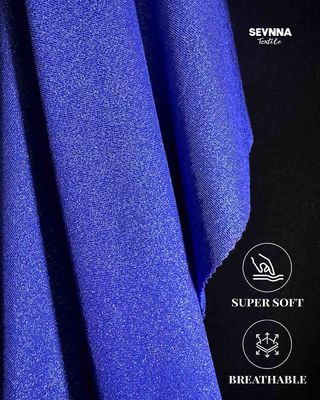 Tejido de baño reciclado de 145 cm de ancho con estampado liso para trajes de baño sostenibles