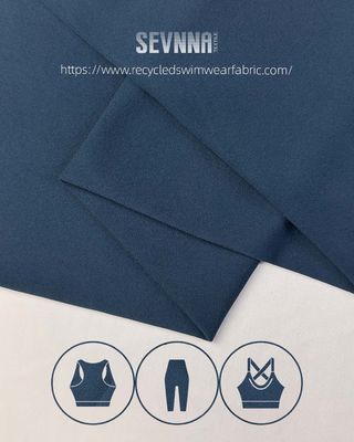Tejido de lycra reciclada con protección UV para ropa asequible y ecológica