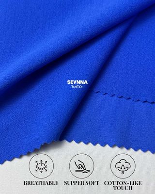 270 gramos de tela de doble punto Detalles del material 93% Nylon reciclado 7% Spandex para ropa sostenible y cómoda