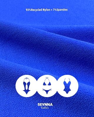 270 gramos de tela de doble punto Detalles del material 93% Nylon reciclado 7% Spandex para ropa sostenible y cómoda