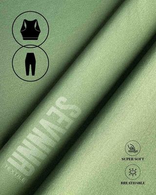 Tejido de Lycra reciclado para ropa de fitness sostenible