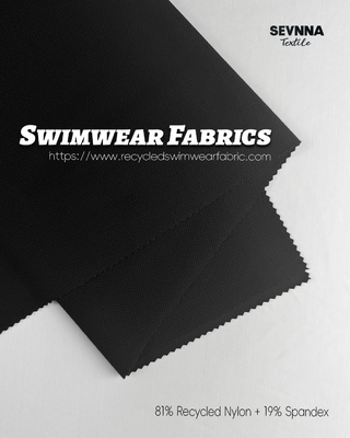 Tejidos texturizados para natación Alternativas 81% Nylon reciclado 19% Spandex para trajes de baño ecológicos