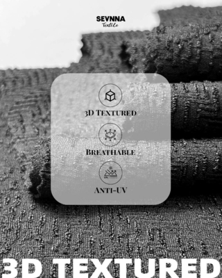 Tejidos texturizados para natación Alternativas con patrón texturizado 390gm en el mercado de trajes de baño